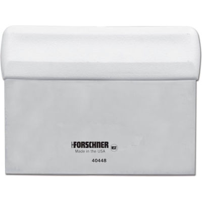 3" x 6" Dough Scraper, Polypropylene Handle