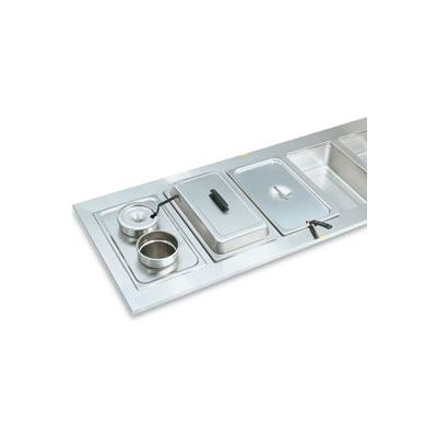 Vollrath® Adaptor Plate With Two 6-3/8" Holes - Pkg Qty 4