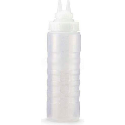 Vollrath® Traex Wide Mouth Squeeze Bottle Kits, 22024-13, 24 oz, clair - Qté par paquet : 12