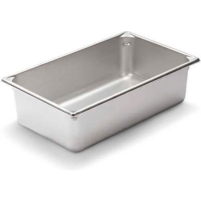 Vollrath® Super Pan V Stainless Steam Table Pan, 30062, 6" Depth, 1/1 Size - Pkg Qty 6