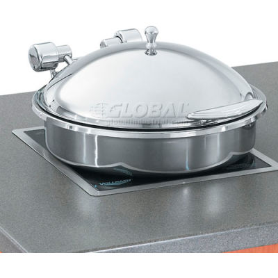 Vollrath® Induction Chafer - Stainless Steel Trim - Porcelain Food Pan