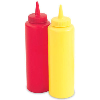 Vollrath® 12 Oz Squeeze Bottle, Yellow - Pkg Qty 12