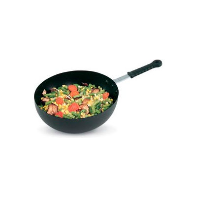 Vollrath® Carbon Steel Induction Stir Fry Pan with Silicone Handle - 11"