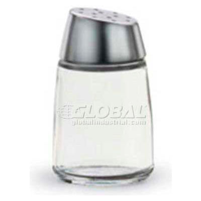 Vollrath® Traex Continental Collection Salt & Pepper Shakers, 802-12, Chrome Top, 2 Oz - Qté par paquet : 12