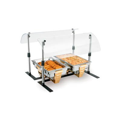 Vollrath® 60" Acrylic Glass Panel for Mobile Breath Guards