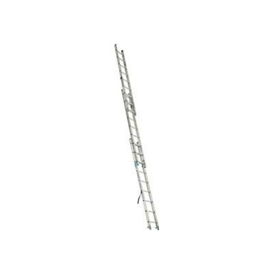 Werner D1224-3CA - 24' Grade 2 Aluminum 3 Section Compact Extension Ladder