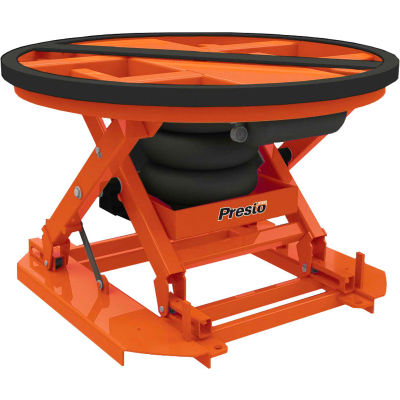 PrestoLifts Self Leveling Pallet Carousel & Skid Positioner, 400-4500 Lb. Capacity