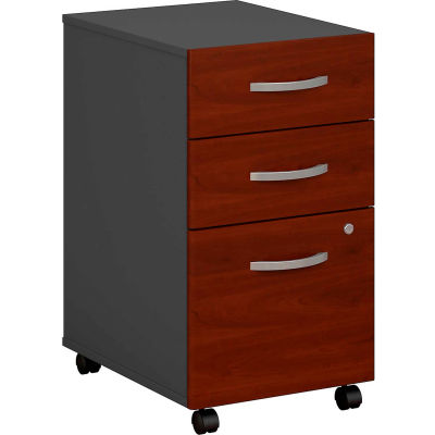 Bush Furniture Three Drawer File Cabinet (Assembled) - Hansen Cherry - Series C