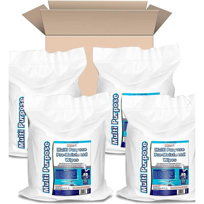 Germisept™ Multi-Purpose Wipes, 6" x 7.9" Wipe, 800 Wipes/Pack, 4 Packs/Case - Pkg Qty 4