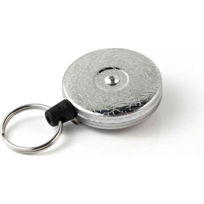 KEY-BAK #485-HDK clés enrouleur avec 48" Kevlar cordon Chrome avant acier ceinture Clip