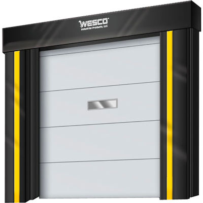 Wesco® Dock Door Seal 276054 Heavy Duty 40 oz 8'W x 10'H 10 » Projection - Noir