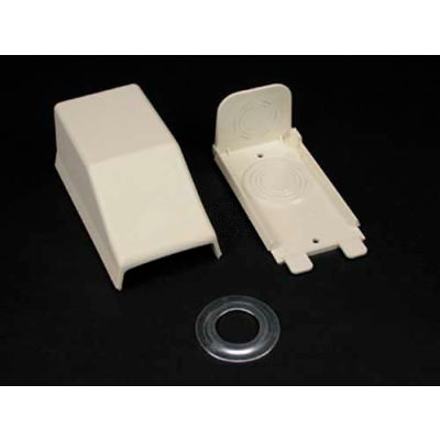 Wiremold 2310a Entrance End Fitting, Ivory, 4-1/2"L