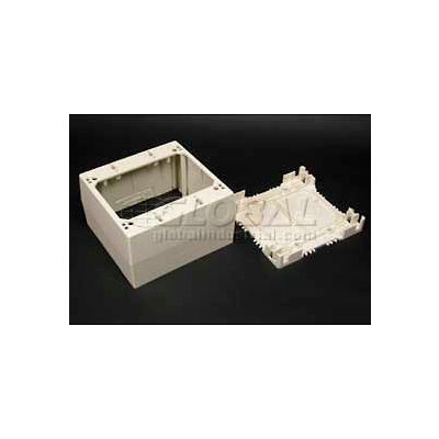Boîte de Wiremold Wh-2344-2 2-Gang appareil Extra profond, blanc, 4-3/4" L
