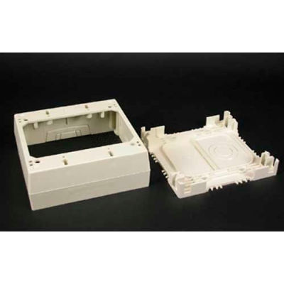 Wiremold 2348-2-Wh 2-Gang Deep Device Box, White, 4-3/4"L
