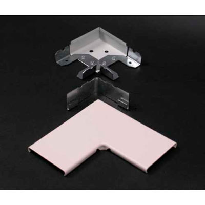 Wiremold 2411d-Fw Divided Flat Elbow, 3-15/16"L