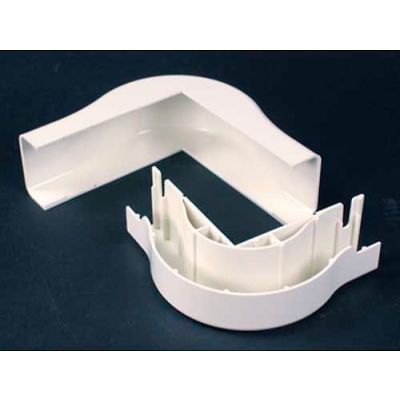 Wiremold 2918FO-FW External Elbow, FiberReady, Fog White, 3-3/4"L
