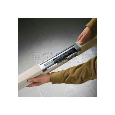 Wiremold 30TC-3S2 30 Series Add-On Communications Cover With Ortronics Series II Bezel Installed