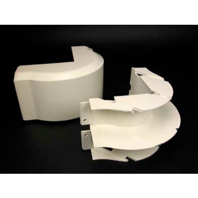 Wiremold 40N2F19V 2" FiberReady External Elbow, Ivory, 4-1/2"L