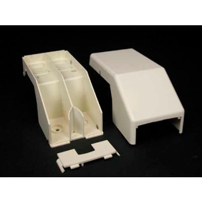 Wiremold 40N2F74WH Transition Fitting to PN03, PN05, PN10, PN20, White, 6-1/8"L
