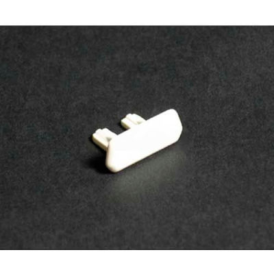 Wiremold 410b-Wh Blank End Fitting, White, 1/2"L