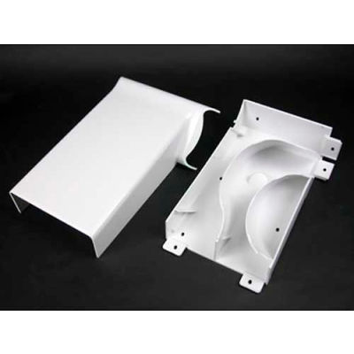 Wiremold 5408R-WH Transition Fitting to Right from MXN2A08, White, 10"L