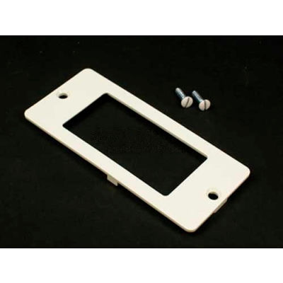 Wiremold 5507r-Wh Rectangular Receptacle Faceplate, White
