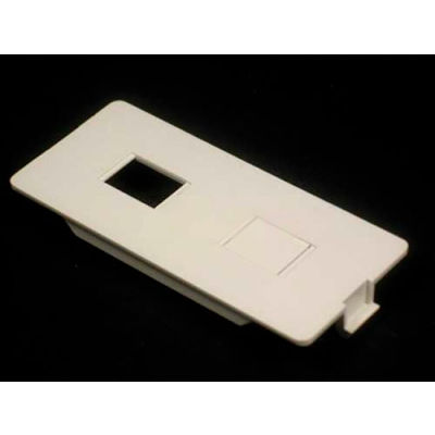 Wiremold 5507rj-Fw Nm Dual Rj Device Plate 5500 , Fog White