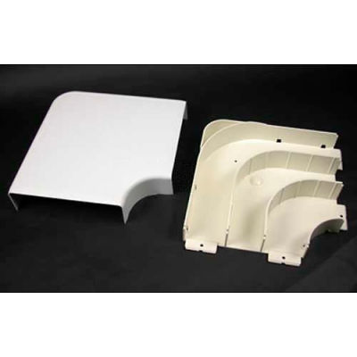 Wiremold 5511FO 2" FiberReady Flat Elbow, Ivory, 9-13/16"L