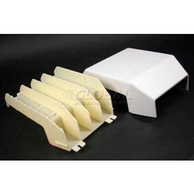 Wiremold 5574A-WH Transition Fitting 5500 to 5400 Series Raceway, White, 9-1/8"L