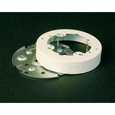 Wiremold 5738wh Fixture Box Solid Base, White, 4-3/4"L