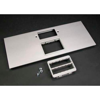 Wiremold Al5256-Gmabrt Gfci & Rt Series Mab Adptr Bezel Cvr. Plate, Inc. Both Bezels,12"L - Pkg Qty 12