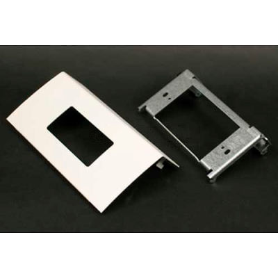 Wiremold Ds4047r-Dg Single Channel Decorator Device, Designer Gray, 6"L
