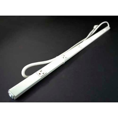 Wiremold G20-C2 Plugmold, 120V, 15A, 40"L, 6 Outlets