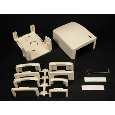 Wiremold Pdb1s2fw One Series 2 Data Box, Fog White, 3-5/8"L