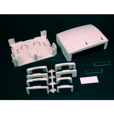 Wiremold Pdb2cmv Two Cm Modules Data Box, Ivory, 3-3/4"L
