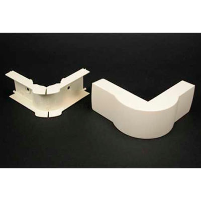 Wiremold Pn03f19wh Fiberready External Elbow, White, 3-1/8"L