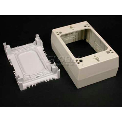 Wiremold Psb1v 1-Gang Device Box, Ivory, 4-3/4"L