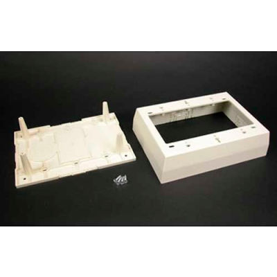 Wiremold Psb3wh 3-Gang Device Box, White, 4-3/4"L