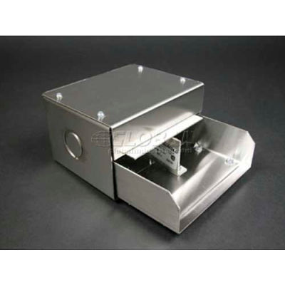 Wiremold S4010D Entrance End Fitting W/Removable Divider, 6-3/8"L