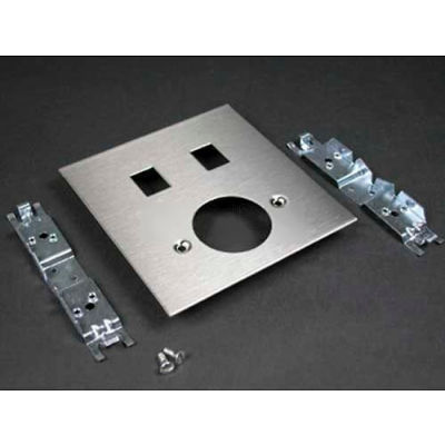 Wiremold S4046JRJ Single Receptacle & Modular Jack Cover, 4-3/4"L
