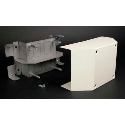 Wiremold V4075DA Bridge Fitting For 4000 Raceway Over 2400/700/500 Raceway, Ivory, 8-1/8"L