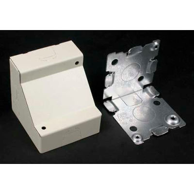 Wiremold V5719 Corner Box, Ivory, 2-1/2"L
