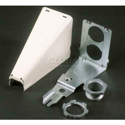 Wiremold V5786 Adjust Offset Connector, Ivory, 3-7/16"L