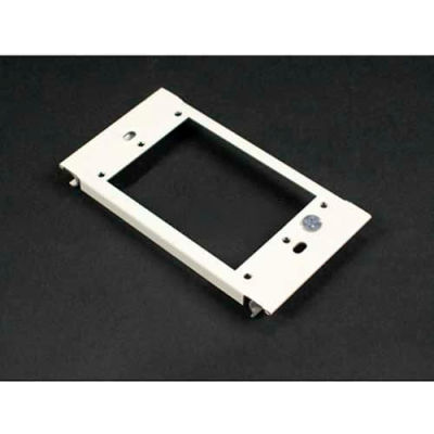 Wiremold V6007c-1 1-Gang Device Plate For Vertical Mounting Of Devices, Ivory, 2-7/8"L