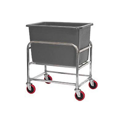 Winholt d’aluminium en vrac Mover boisseau 6 30-6-A/GY avec baignoire gris, 33" L x 24" W x 36 "H