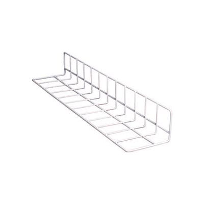 Vinyl Coated Wire Fence Dividers, Produce, White Case, 24" L, 12" Side