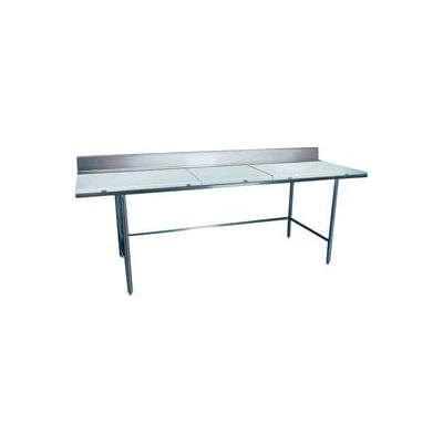 Winholt Equipment DPTB-3672 Work Table - Poly Top and 6" Backsplash 72"W x 36"D
