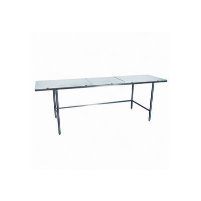 Winholt Equipment Table en acier inoxydable, 48 x 36 », Poly Top