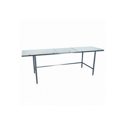 Winholt Equipment Table en acier inoxydable, 84 x 36 », Poly Top