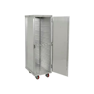 Winholt EC1840-CLC Enclosed Mobile Transport Cabinet, 68"H, 40 Pan Capacity, Aluminum